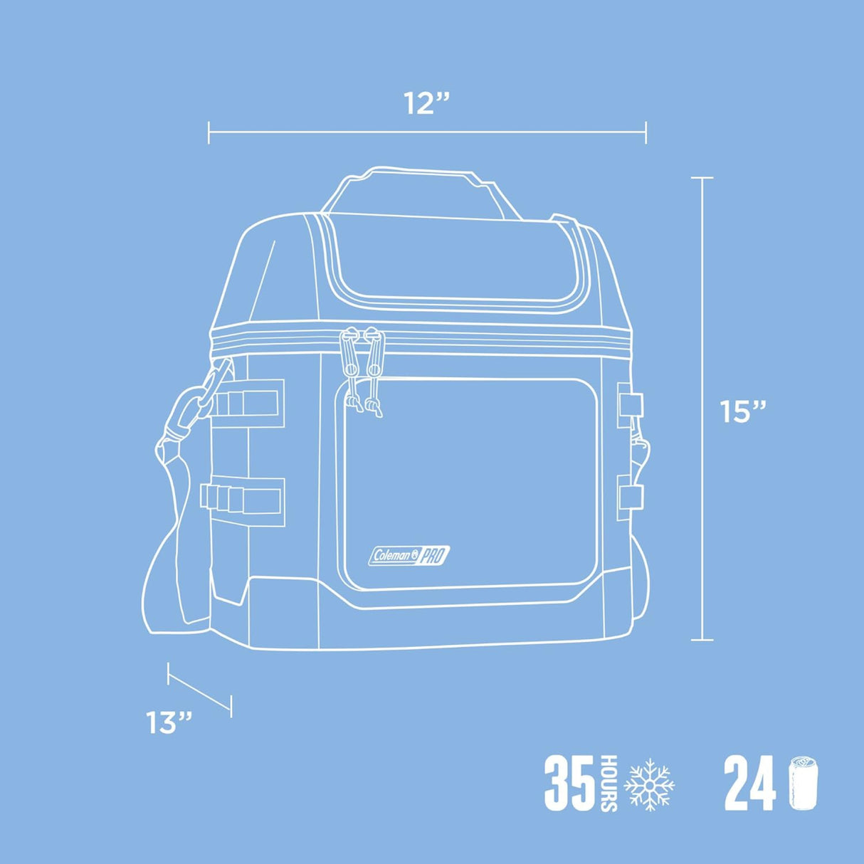 24-Can Pro Soft Cooler - Image 2