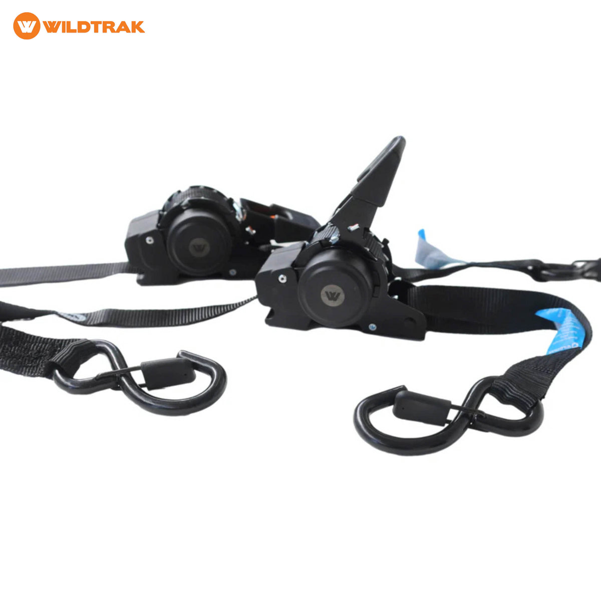 undefined Wildtrak 2Pk Heavy-duty Retractable Ratchet Tie Down Strap 3.5m x 25mm undefined - Image 4