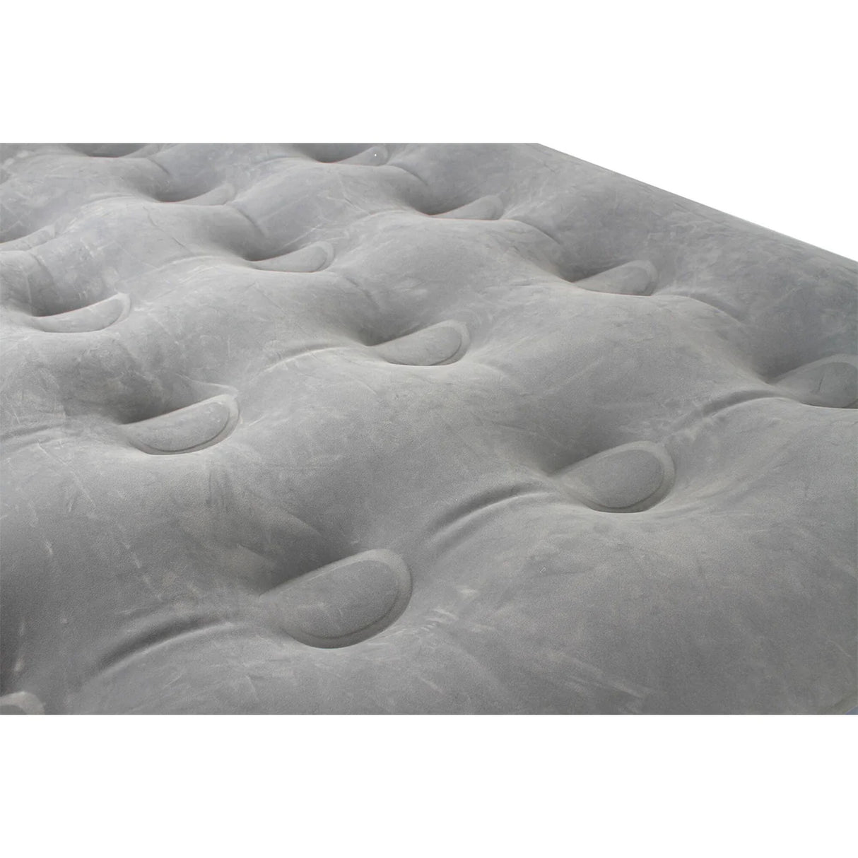WILDTRAK Wildtrak Double Coil Beam Flocked Airbed Gray - Image 3