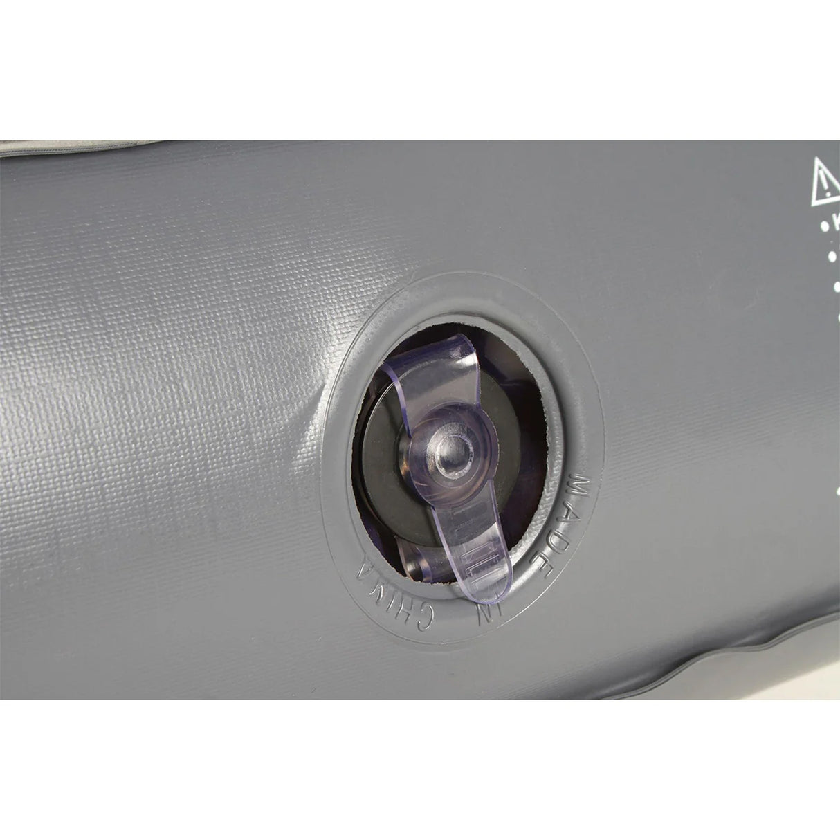 WILDTRAK Wildtrak Double Coil Beam Flocked Airbed Gray - Image 4