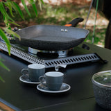 undefined Wildtrak Compact Grill Pan 28cm Non Stick Detach Handle undefined - Image 3