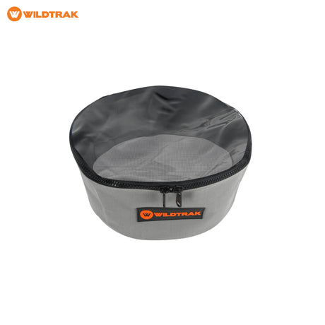 undefined Wildtrak Round Heavy-duty Mesh Base Clear Top Caravan/RV Storage Bag with Handles 40x19cm undefined - Image 1