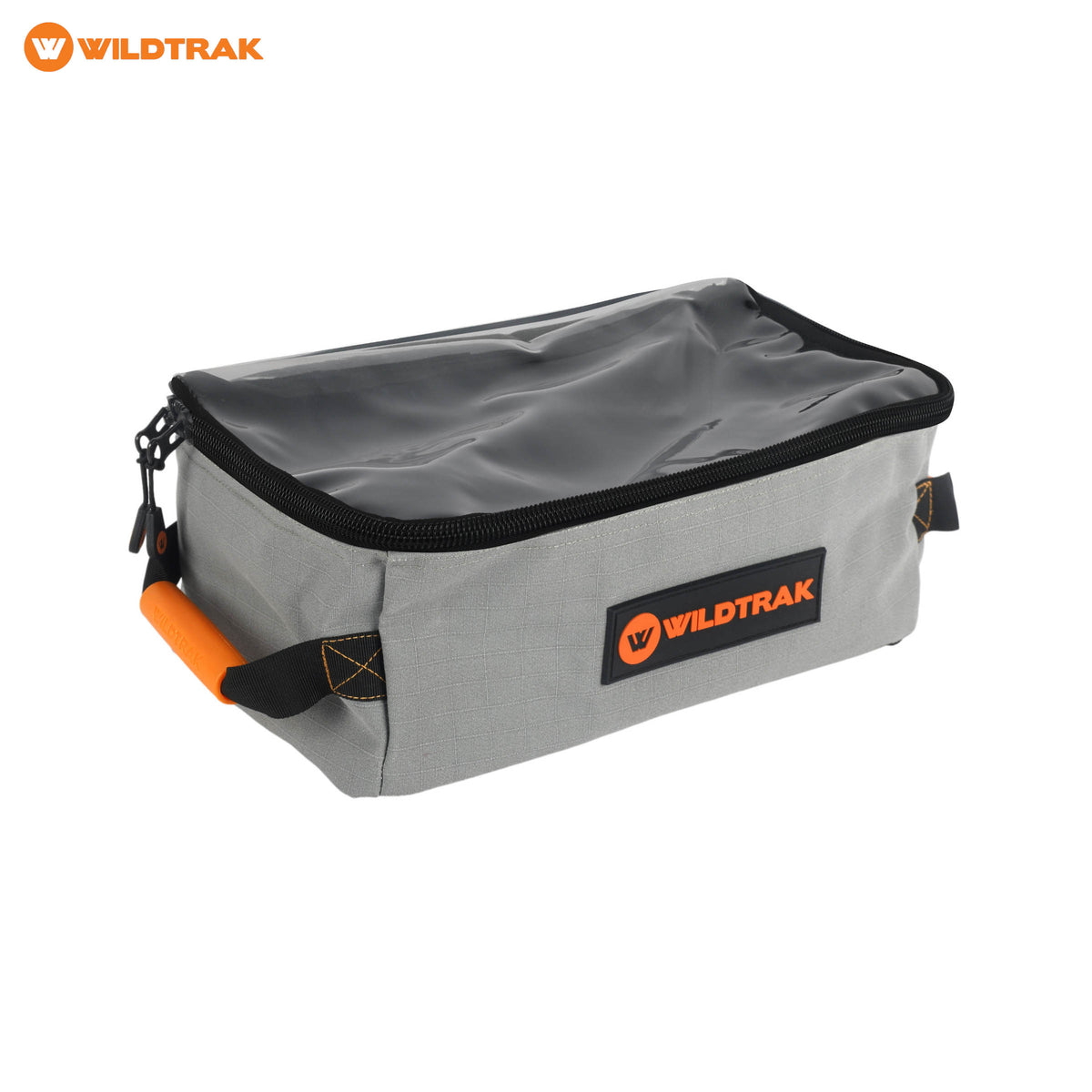 undefined Wildtrak Medium Extra Height Clear Top Heavy-duty Ripstop Grey Canvas Storage Bag with Mesh Base 35x20x15cm undefined - Image 2