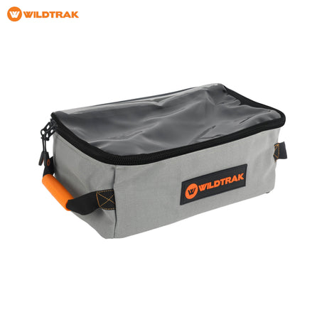undefined Wildtrak Medium Extra Height Clear Top Heavy-duty Ripstop Grey Canvas Storage Bag with Mesh Base 35x20x15cm undefined - Image 2