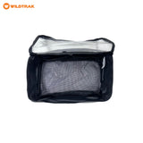 undefined Wildtrak Medium Extra Height Clear Top Heavy-duty Ripstop Grey Canvas Storage Bag with Mesh Base 35x20x15cm undefined - Image 3