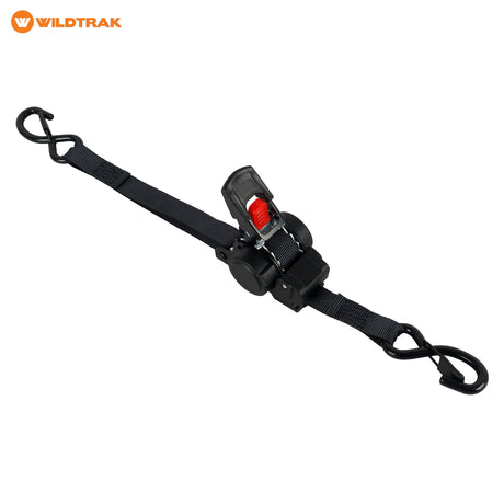 undefined Wildtrak 2Pk Heavy-duty Retractable Ratchet Tie Down Strap 3.5m x 25mm undefined - Image 7
