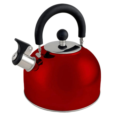 undefined Wildtrak Whistling Kettle 2.5L Stainless Steel Red undefined - Image 2