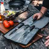 undefined Wildtrak Explorer 4 Piece Ripstop Canvas Knife Wrap undefined - Image 4