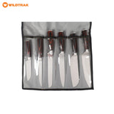 undefined Wildtrak Explorer 6 Piece Ripstop Canvas Knife Wrap undefined - Image 2