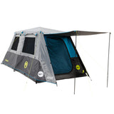 Instant Up Silver Dark Room With Lighting 8 Person Tent