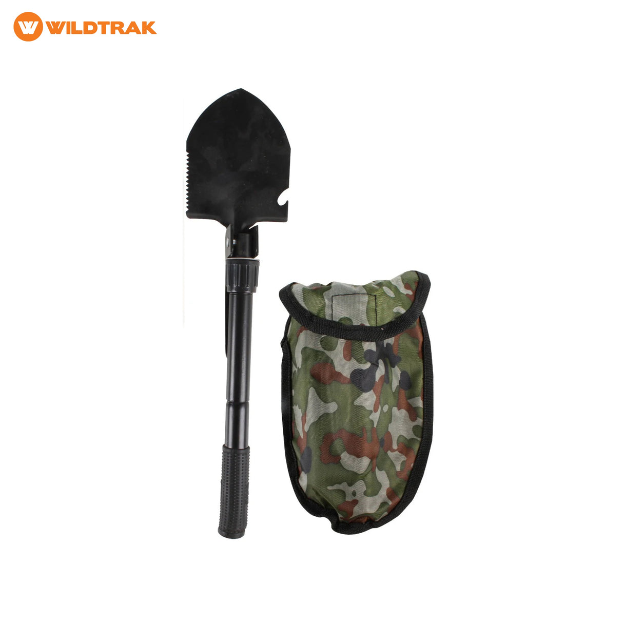 undefined Wildtrak Multipurpose Camp Tool Shovel Pick Compass undefined - Image 2