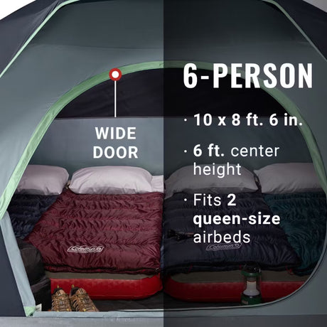 undefined Coleman Skydome 6-Person Tent undefined - Image 5