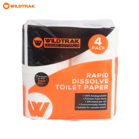 undefined Wildtrak Toilet Paper RV Dissolving 4 Roll Pack undefined - Image 1