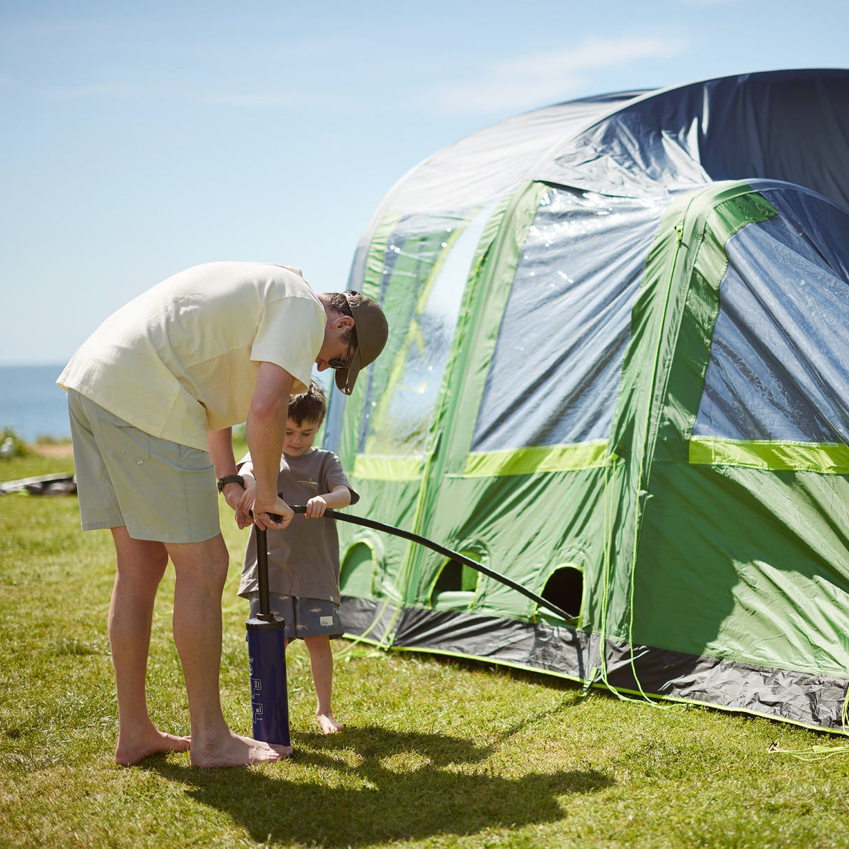 Weathermaster 8XL Air Tent With Free Ground Sheet