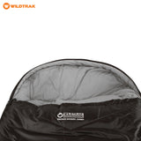 WILDTRAK Wildtrak Bremer Hooded Jumbo Sleeping Bag 0-5°C (230 x 90cm) Orange - Image 3