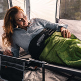 WILDTRAK Wildtrak Bremer Junior Hooded Sleeping Bag 0-5°C (170 x 62cm) Green - Image 2