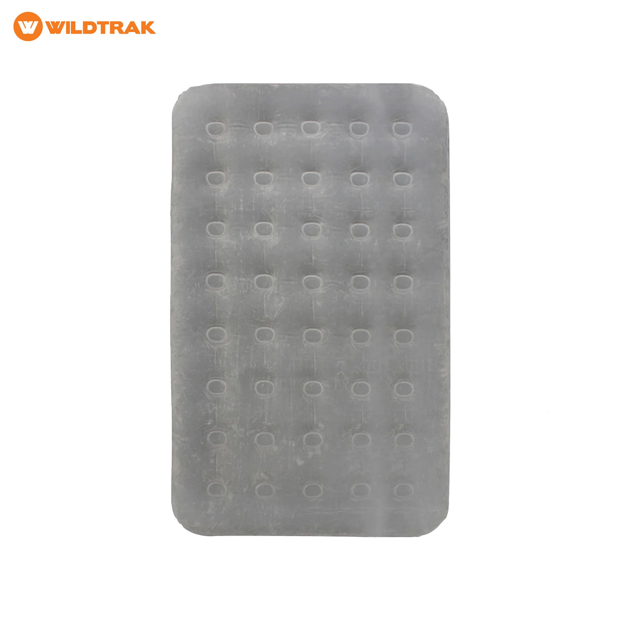 WILDTRAK Wildtrak Double Coil Beam Flocked Airbed Gray - Image 1