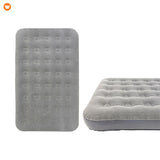 WILDTRAK Wildtrak Double Coil Beam Flocked Airbed Gray - Image 2