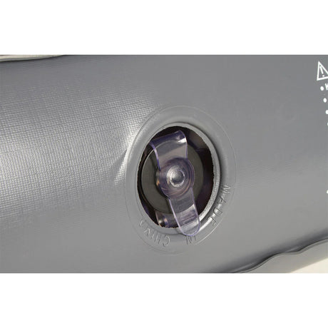 WILDTRAK Wildtrak Double Coil Beam Flocked Airbed Gray - Image 4