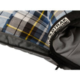 WILDTRAK Wildtrak Frankland Hooded Double Sleeping Bag -2 to -7°C (120 x 230cm) Grey - Image 4