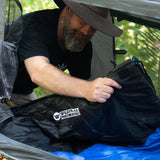 WILDTRAK Wildtrak Murray Hooded Sleeping Bag 0-5°C (80 x 230cm) Blue - Image 2